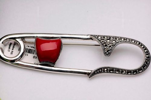 Srebrna broszka RDM2849 - Markazyty na Arena.pl
