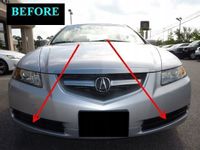 FITS 04 05 06 07 08 ACURA TL - LIstwy chrom grill chromowane na atrapę