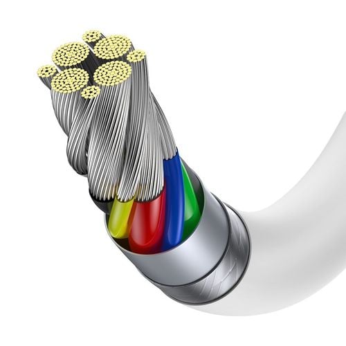 kabel usb-c do usb-c baseus superior series, 100w, 1m (biały) na Arena.pl