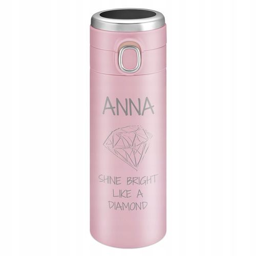 Kubek Termiczny z Grawerem Termos Smart Wyświetlacz 400ml Prezent dla Mamy na Arena.pl