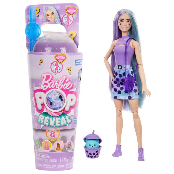 Barbie Pop Reveal Lalka Taro Bubble Tea Pachnąca zdjęcie 1
