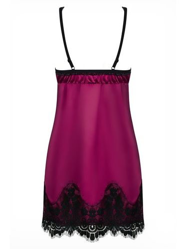Satynowa Koszulka i Stringi - Obsessive 861-CHE-5 S/M na Arena.pl