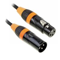 Kabel DMX do świateł oświetlenia XLR 1 m 110 Ohm 3pin Stairville PDC3CC