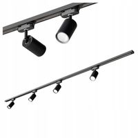Zestaw szynoprzewód szyna 2m + 4x oprawa halogenowa LED GU10 lampa spot