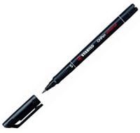 marker stabilo ohpen s pernamentny czarny a'10