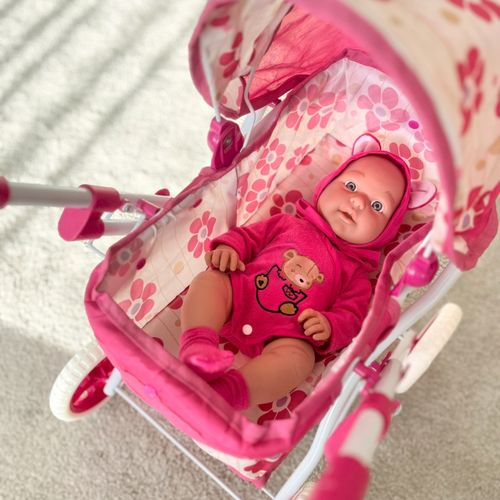 WOOPIE ROYAL Wózek dla Lalek Głęboki Regulowana Rączka na Arena.pl