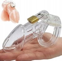 PAS CNOTY NA PENISA Z KŁÓDKĄ KLATKA EREKCYJNA BDSM CZŁONKA UPRZĄŻ PTAKA