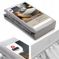 Prześcieradło z gumką 160x200 Bawełniane Grube Miękkie Różne Kolory