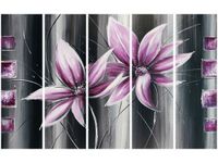 70CM 150CM OBRAZ 5 ELEM ZGRANY DUET ŚCIENNY