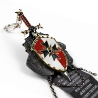 Black Templar | 12 cm | Metal | Przypinka Brelok | Warhammer 40k