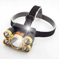 LATARKA CZOLOWA AKUMULATOROWA USB 5 KACZAN LED