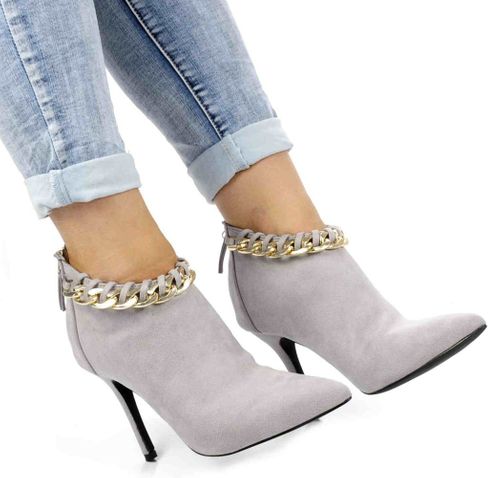 szare botki z łańcuchem39 na Arena.pl