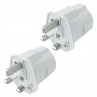 2x Adapter gniazdka Dubaj Malta Cypr Emiraty Katar