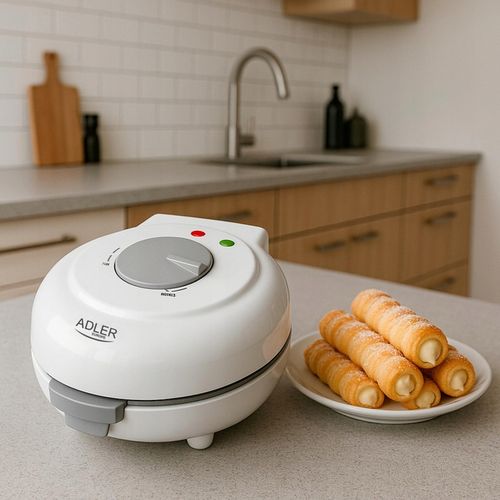 Wypiekacz do wafli rurek rożków miseczek nieprzywierające płyty mocny na Arena.pl