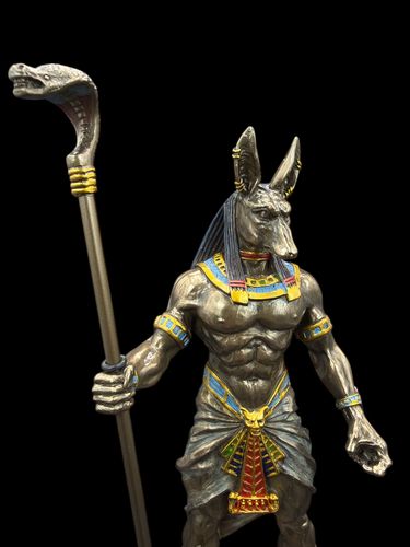 EGIPSKI BÓG ANUBIS Z KOBRĄ VERONESE (WU76642A4) na Arena.pl