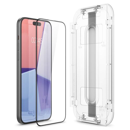 Szkło hartowane ochronne na iPhone 15 Glas.tR EZ Fit FC - czarne na Arena.pl