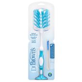 DR BROWN'S Szczotka do mycia butelek z przyssawką + szczoteczka LUX NIEB