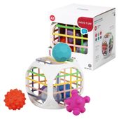 BABYONO MIĘKKI SORTER KSZTAŁTÓW SENSORYCZNA ZABAWKA KOSTKA CUBE BOX