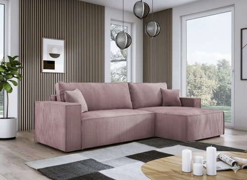 Nowoczesny Narożnik POSO Funkcja spania + pojemnik na pościel. na Arena.pl