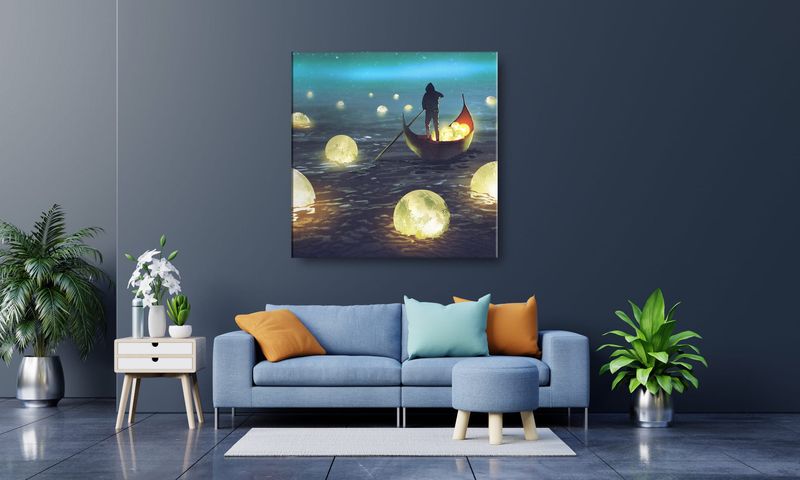 OBRAZ NA PŁÓTNIE 091 Sen 40x40cm zdjęcie 4