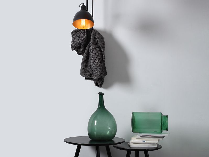 Lampa ścienna COBEN WALL 2 – czarny kinkiet zdjęcie 3