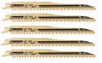 MAKITA BRZESZCZOT DO PIŁ SZABLASTYCH HCS 203x1,0mm 5szt. DREWNO FAST