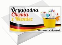 Wizytówki firmowe 100szt RÓŻNE WZORY do wyboru CHEMIA Z NIEMIEC