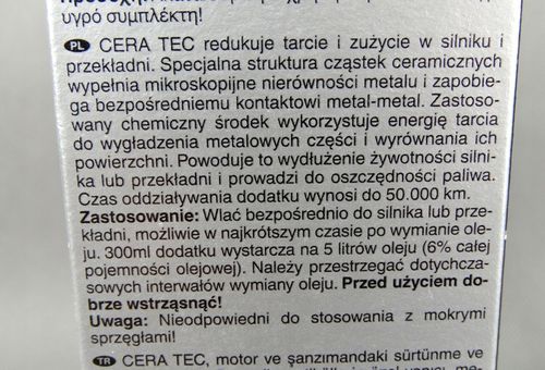 LIQUI MOLY CERATEC DODATEK DO SILNIKA 7181 300ML na Arena.pl