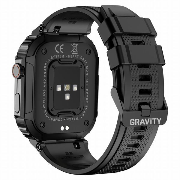 SMARTWATCH MĘSKI Gravity GT6-1 - WYKONYWANIE POŁĄCZEŃ, MONITOR SNU (sg020a) zdjęcie 5