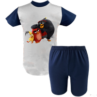 Krótka Piżama dziecięca Angry Birds - Wściekłe Ptaki