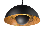 Lampa wisząca metalowa czarna THAMES II