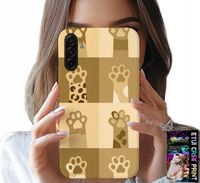 ETUI DO SAMSUNG GALAXY A17 5G - LOVE CAT, WZORY Z KOTAMI, ŁAPKI KOTÓW
