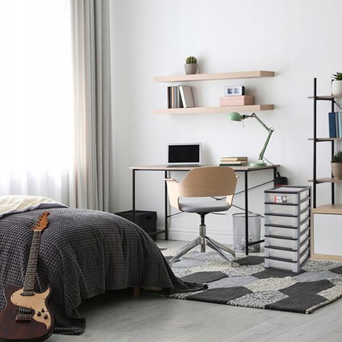 KOMODA PODRĘCZNA POJEMNA SZAFKA ORGANIZER IDEALNA NA DROBIAZGI 7 SZUFLAD na Arena.pl