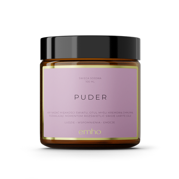 Świeca sojowa PUDER zdjęcie 1