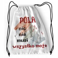 Plecak Dla Poli Sportowy Szkolny Worek Torba Z Nadrukiem Ze Zdjęciem