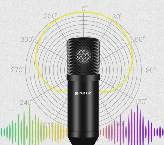 Mikrofon Studyjny Pojemnościowy USB PULUZ Gaming Studio Broadcast Pop Filtr zdjęcie 4
