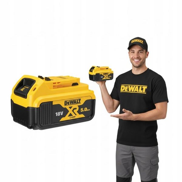 Nowy Oryginał Akumulator DEWALT 5ah 18V DCB184 ORYGINAŁ PL zdjęcie 1