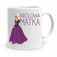 Kubek Prezent Urodzinowy Dla Mamy Królowa Matka Z Nadrukiem Ze Zdjęciem