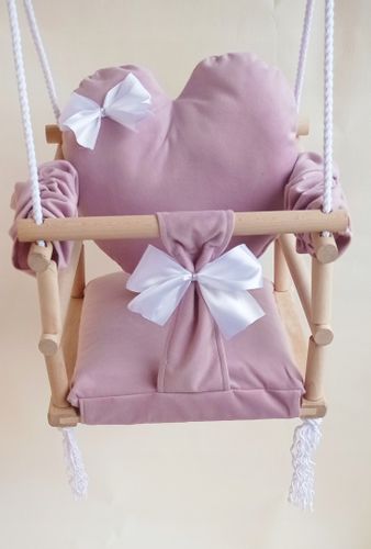 Huśtawka MIŚ 3w1 dla dzieci RÓŻ DOM OGRÓD pokój na Arena.pl