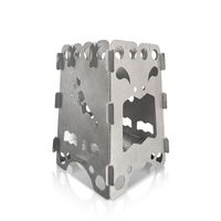 Stalowa obozowa kuchenka turystyczna|survival