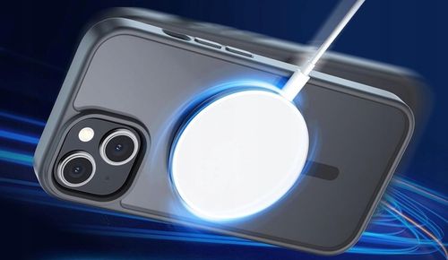 Etui do iPhone 15 do MagSafe MATT CASE WZMACNIANE 360° + 2x Szkło na ekran na Arena.pl