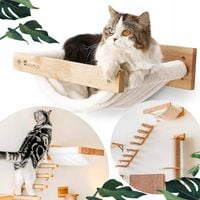 HAMAK DLA KOTA NA ŚCIANĘ LEGOWISKO HAMAK DLA KOTA DUŻE MIĘKKIE