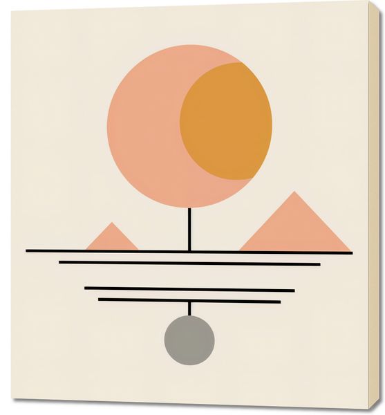 Obraz 90x100cm Geometryczna Utopia zdjęcie 1