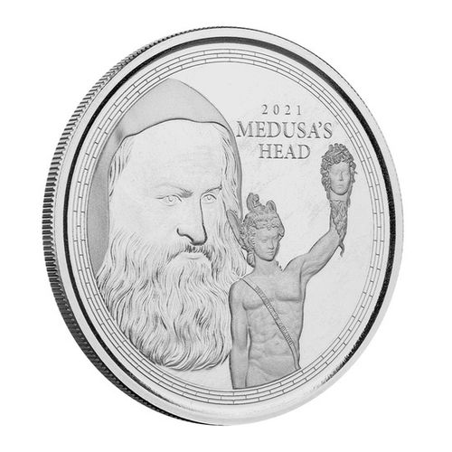 Gibraltar: Perseus With The Head Of Medusa 1 uncja Srebra 2021 Proof na Arena.pl
