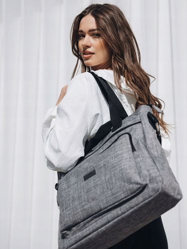 Torba damska duża torebka shopper szara pojemna z paskiem na ramię ZAGATTO na Arena.pl