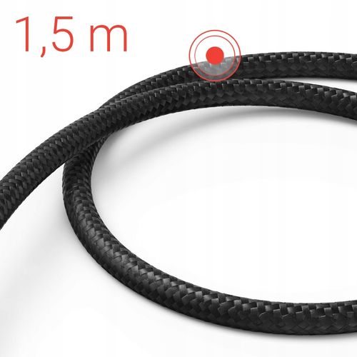 Kabel HAMA Ładujący/data Fabric USB-A - Lightning 1.5m Czarny na Arena.pl
