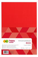 pianka happy color jednokolorowa 20x30 cm 5 ark - czerwona