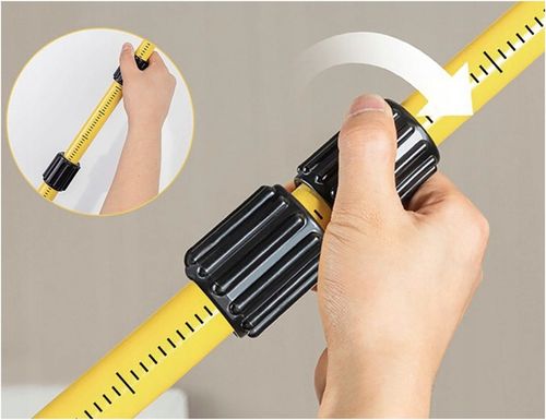 STATYW ROZPOROWY TYCZKA DO LASERA POZIOMICY 285 CM +ADAPTER DO SKOSÓW na Arena.pl