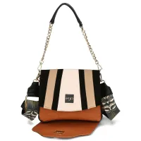 elegancka listonoszka ego – model e24129tc z wymiennymi klapkami