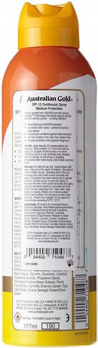 Australian Gold Premium Coverage SPF 15 CONT SPRAY na Arena.pl